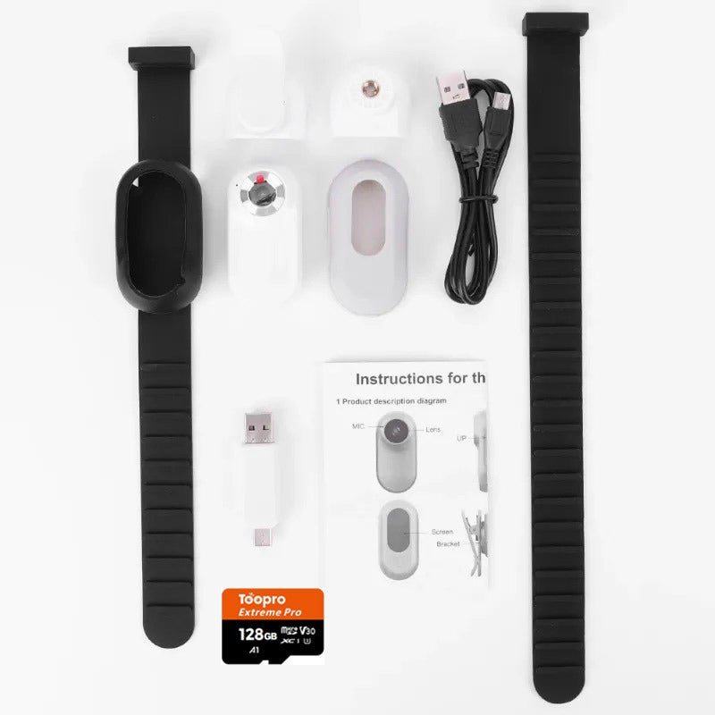 Pet Camera Thumb Camera Cat View Camera Motion Dv Riding Recorder Hd Magnetic - Image 1